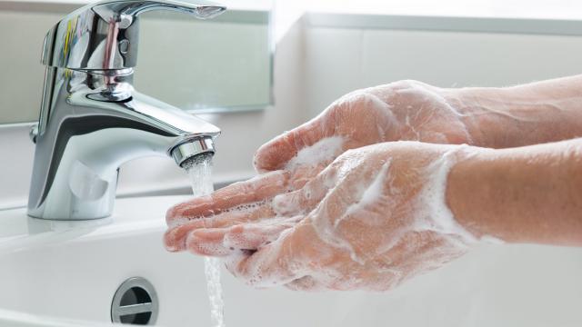 Proper hand washing technique
