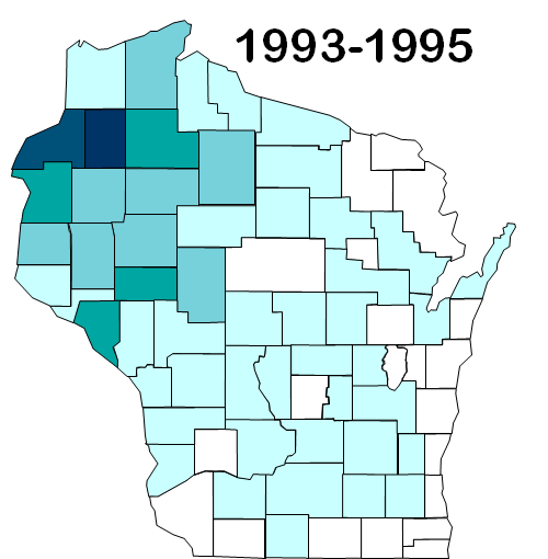 Lyme Disease in Wisconsin 1993-1995