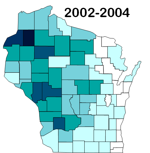 Lyme Disease in Wisconsin 2002-2004