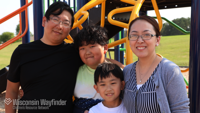 Wisconsin Wayfinder: Family on Playground