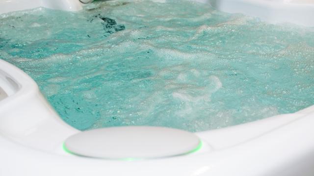 Close-up of a running jacuzzi