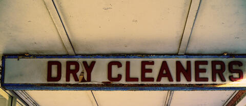 Dry Cleaners sign
