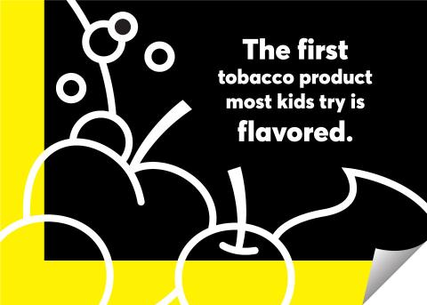 Kids try flavored products first