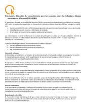 Knowledge Services Consent Form - Spanish