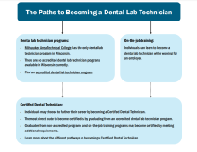Thumbnail of The Paths to Becoming a Dental Lab Technician publication.