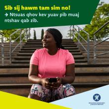 Prediabetes, prevent diabetes, person sitting on steps, Hmong