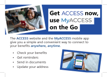 MyACCESS Outreach Card, P-03328