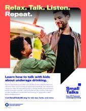 Poster of man and child high-fiving