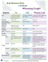 Image of DHS publication P-02263 Flu, Cold or Whooping Cough flyer