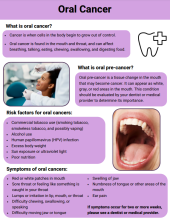 Thumbnail of Oral cancer factsheet.