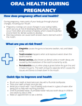 Thumbnail of Oral health during pregnancy fact sheet