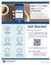 MyACCESS flyer, P-02309