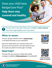 Thumbnail Health Care Renewals for Adults with Children Fact Sheet