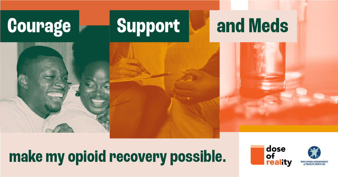 Courage, support, and meds make my opioid recovery possible.